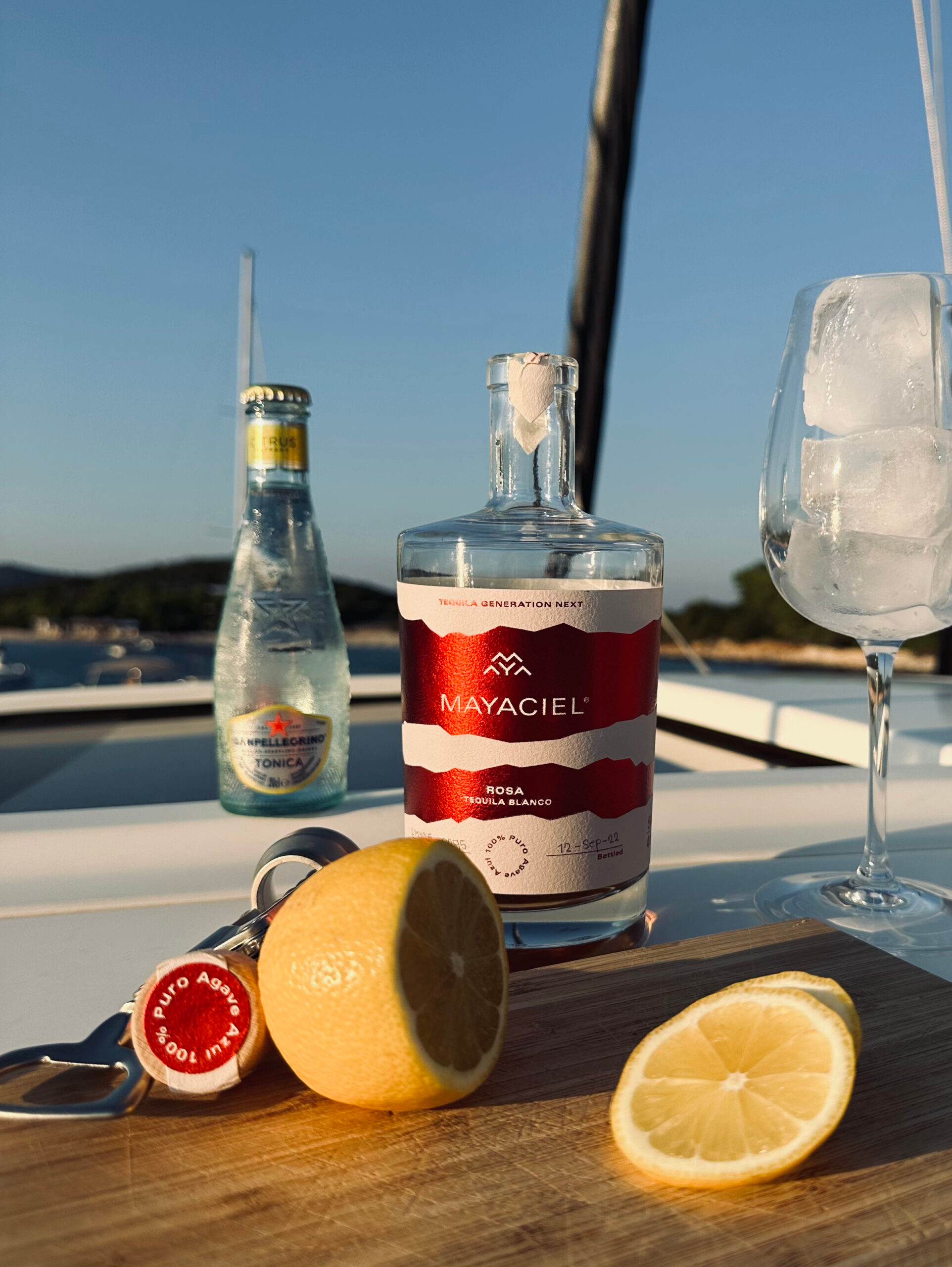 MAYACIEL Tequila Rosa Tequila Rosa und Tonic