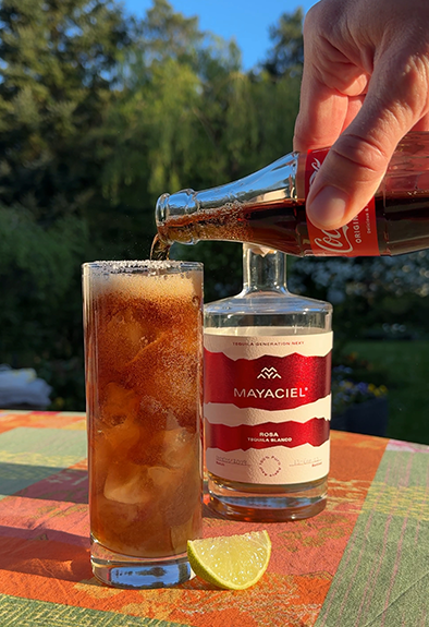 Rosa Batanga mit MAYACIEL Tequila Rosa